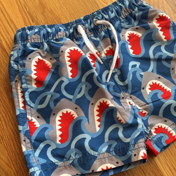 18-24M Hanna Anderson Shark Swim Trunks - Picture 2 of 6